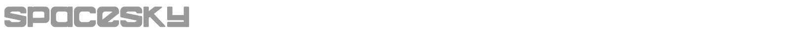 Spacesky font preview